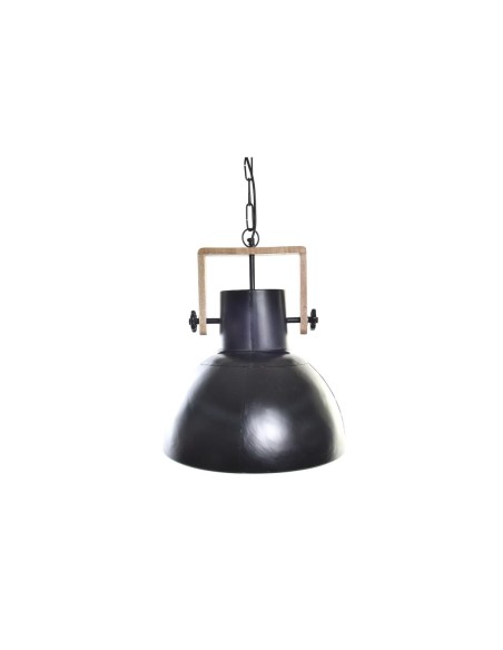 Lámpara de Techo DKD Home Decor Marrón Negro Metal Madera de mango 50 W 40 x 40 x 49 cm | Tienda24 Tienda24.eu