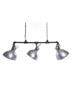 Lampadario DKD Home Decor 122 x 29 x 42 cm Argentato Nero Metallo 50 W da DKD Home Decor, Plafoniere - Ref: S3031365, Precio:...