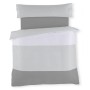 Set di copripiumino Alexandra House Living Bianco Grigio Singolo 2 Pezzi di Alexandra House Living, Piumini e copripiumini - ...