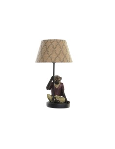 Lampe de bureau DKD Home Decor Mosaïque Porcelaine Doré Polyester Menthe 220 V 60 W (35 x 35 x 57 cm) | Tienda24 Tienda24.eu