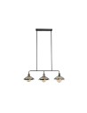 Lampadario DKD Home Decor 100 x 29 x 22 cm Nero Dorato Metallo 50 W da DKD Home Decor, Plafoniere - Ref: S3031445, Precio: 15...