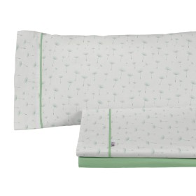 Bedding set Alexandra House Living Estelia Green Single 3 Pieces by Alexandra House Living, Sheets and pillowcases - Ref: D16...