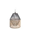 Ceiling Light DKD Home Decor Brown Black Wood Bamboo 50 W 43 x 43 x 53 cm | Tienda24 Tienda24.eu