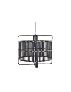 Lampadario DKD Home Decor Nero Bambù 50 W 40 x 40 x 35 cm da DKD Home Decor, Plafoniere - Ref: S3031566, Precio: 57,00 €, Des...