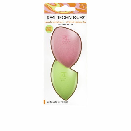 Make-up Sponge Real Techniques Miracle Complexion Airblend Limited edition (2 Units) | Tienda24 - Global Online Shop Tienda24.eu