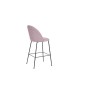 Taburete DKD Home Decor Rosa Poliéster Metal (55 x 50 x 110 cm)