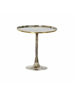 Table d'appoint DKD Home Decor Verre Noir Métal (47 x 46 x 71 cm) | Tienda24 Tienda24.eu