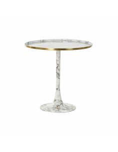 Table d'appoint Alexandra House Living Gris Doré 40 x 43 x 35 cm | Tienda24 Tienda24.eu