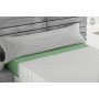 Bedding set Alexandra House Living Estelia Green King size 4 Pieces by Alexandra House Living, Sheets and pillowcases - Ref: ...