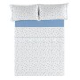 Jeu de draps Alexandra House Living Estelia Bleu Lit 1 persone 3 Pièces de Alexandra House Living, Draps et taies d'oreiller ...