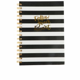 Carnet de Notes Inca A5 Rayures Noir Blanc de Inca, Blocs notes - Réf : S05113609, Prix : 8,12 €, Remise : %