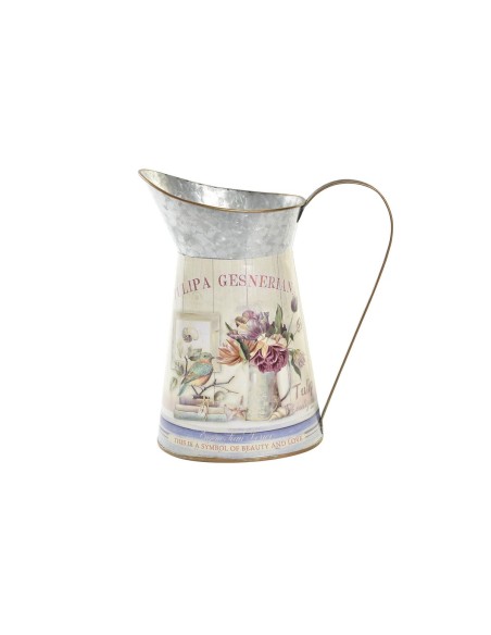 Decorative watering can DKD Home Decor Tulipa Pink 23 x 13 x 26 cm | Tienda24 Tienda24.eu