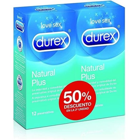 Preservativos Durex Natural Plus 24 Unidades de Durex, Preservativos masculinos - Ref: S05113854, Precio: 12,59 €, Descuento: %