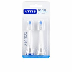 Recargas para Escovas de Dentes Elétricas Vitis Sonic S10/S20 2 Unidades de Vitis, Escovas de dentes elétricas e acessórios -...