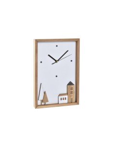 Wall Clock DKD Home Decor Flower Golden Metal (57 x 4 x 57 cm) | Tienda24 Tienda24.eu