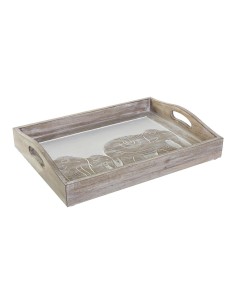 Flat plate Anaflor Vulcano Meat Baked clay Beige Ø 29 cm (8 Units) | Tienda24 Tienda24.eu