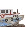 Deko-Figur DKD Home Decor Blau Weiß Barco 40 x 5 x 24 cm | Tienda24 Tienda24.eu