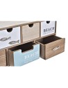 Box-Schmuckkästchen DKD Home Decor 40 x 16 x 19 cm Holz Braun türkis | Tienda24 Tienda24.eu