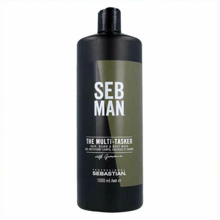 3-in-1 Gel, shampooing et après-shampooing Seb Man The Multitasker Cheveux Barbe 1 L | Tienda24 - Global Online Shop Tienda24.eu