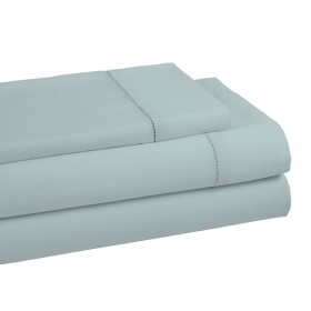 Bettwäsche-Set Alexandra House Living QUTUN Hellblau King size 4 Stücke von Alexandra House Living, Bettlaken und Kissenbezüg...