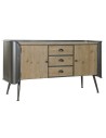 Mobile TV DKD Home Decor 144 x 47 x 76 cm Naturale Grigio Metallo da DKD Home Decor, Tavoli e porta TV - Ref: S3032767, Preci...