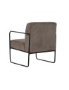 Sillón DKD Home Decor Negro Marrón Poliéster Hierro (64 x 74 x 79 cm) | Tienda24 Tienda24.eu