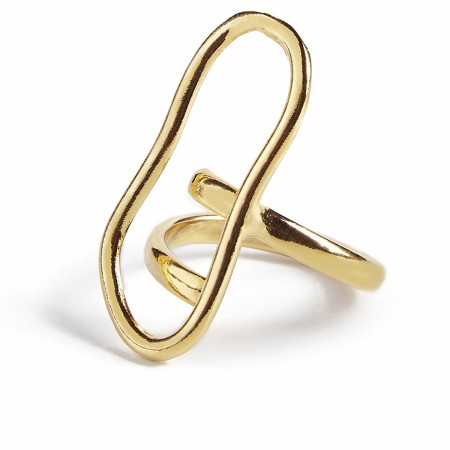 Ladies' Ring Shabama Chad Brass Flash gold-plated Adjustable by Shabama, Rings - Ref: S05115762, Price: 16,42 €, Discount: %