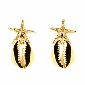 Ladies' Earrings Shabama Fornells Brass gold-plated 4 cm by Shabama, Earrings - Ref: S05115783, Price: 21,86 €, Discount: %