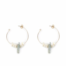 Ladies' Earrings Shabama Lao Brass gold-plated Beads 4 cm by Shabama, Earrings - Ref: S05115786, Price: 23,68 €, Discount: %