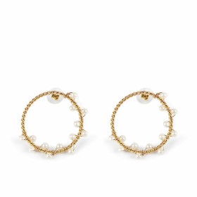 Ladies' Earrings Shabama Shima Brass gold-plated 4 cm by Shabama, Earrings - Ref: S05115787, Price: 31,16 €, Discount: %