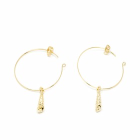 Boucles d´oreilles Femme Shabama Agulla Laiton En or 3,5 cm de Shabama, Boucles d'oreilles - Réf : S05115794, Prix : 27,32 €,...