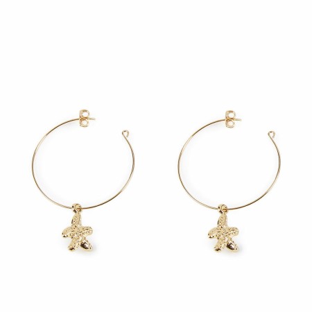 Ladies' Earrings Shabama Blanca Brass gold-plated 3,5 cm by Shabama, Earrings - Ref: S05115795, Price: 26,61 €, Discount: %