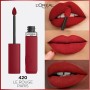 Labial líquido L'Oreal Make Up Infaillible Matte Resistance True Romance Nº 420 (1 unidad) de L'Oreal Make Up, Pintalabios - ...