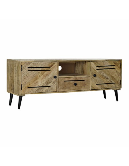 Meubles de télévision DKD Home Decor Marron Métal Bois de manguier (150 x 59 x 40 cm) | Tienda24 Tienda24.eu