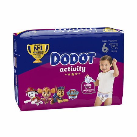 Fraldas descartáveis Dodot Activity 6 +13 kg (36 Unidades) de Dodot, Fraldas - Ref: S05117021, Preço: 24,02 €, Desconto: %