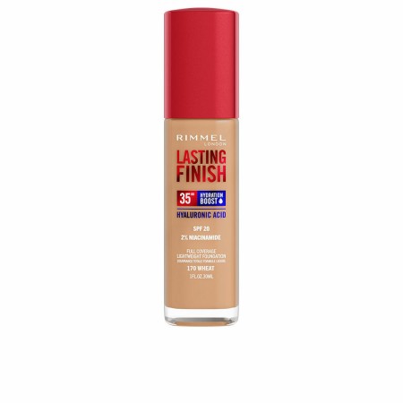 Liquid Make Up Base Rimmel London Lasting Finish Nº 200 Soft Beige Spf 20 30 ml by Rimmel London, Foundations - Ref: S0511713...