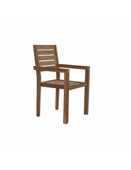 Garden chair DKD Home Decor Brown Teak 58 x 48 x 91 cm (58 x 48 x 91 cm) | Tienda24 Tienda24.eu