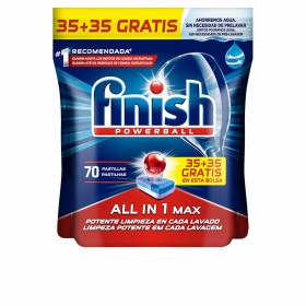 Pastillas para Lavavajillas Finish All In One (70 unidades) de Finish, Detergentes - Ref: S05117286, Precio: 20,87 €, Descuen...