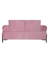 Sofá DKD Home Decor Negro Rosa Metal Poliéster Moderno (154 x 76 x 76 cm) | Tienda24 Tienda24.eu