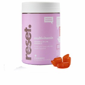 Complemento Alimentar Reset Multivitamin Gomas Morango 60 Unidades de Reset, Combinação de multivitaminas e minerais - Ref: S...