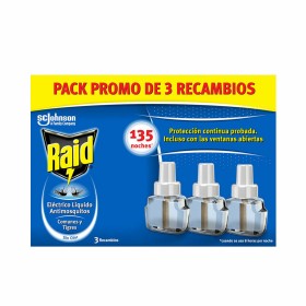 Ricarica Antizanzare Raid (3 Unità) di Raid, Insetticidi e antiparassitari per interni - Rif: S05117733, Prezzo: 10,47 €, Sco...