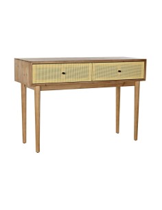 Console Natural Tempered Glass Fir wood 120 x 33 x 75 cm | Tienda24 Tienda24.eu