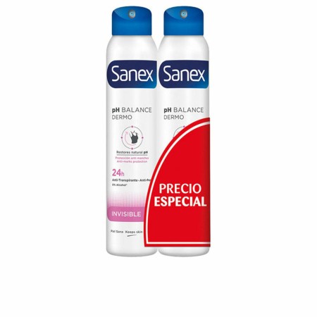 Spray Deodorant Sanex Invisible 2 Units 200 ml by Sanex, Deodorants & Anti-Perspirants - Ref: S05118738, Price: 8,53 €, Disco...