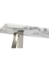 Console DKD Home Decor Silver MDF Steel White Modern (120 x 40 x 76 cm) | Tienda24 Tienda24.eu