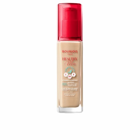 Liquid Make Up Base Bourjois Healthy Mix 30 ml Nº 51.2W Golden vanilla | Tienda24 - Global Online Shop Tienda24.eu