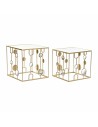 2nd-Set Tischchen DKD Home Decor Gold 50 x 50 x 50 cm | Tienda24 Tienda24.eu