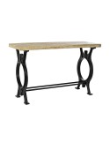 Ingresso DKD Home Decor Naturale Nero Metallo Vintage Legno di mango industriale (120 x 45 x 76 cm) da DKD Home Decor, Tavoli...