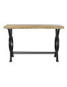 Console DKD Home Decor Naturel Noir Métal Vintage Bois de manguier industriel (120 x 45 x 76 cm) | Tienda24 Tienda24.eu