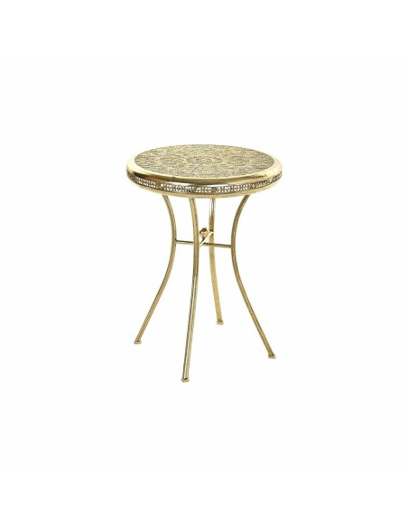 Mesa de apoio DKD Home Decor Dourado Metal Árabe (42 x 42 x 57 cm) | Tienda24 Tienda24.eu