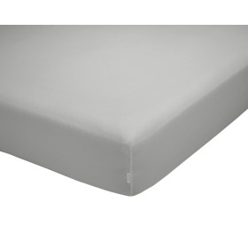 Fitted bottom sheet Alexandra House Living QUTUN Pearl Gray 200 x 200 cm 200 x 1 x 200 cm by Alexandra House Living, Sheets a...